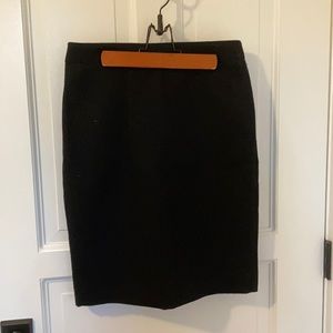 Black pencil skirt